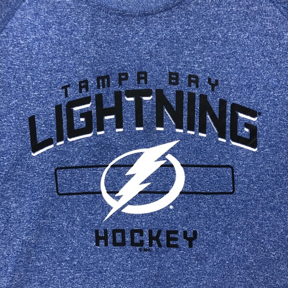 NHL Tampa Bay‎ Lightning Hockey T-Shirt Graphic Tee Men's Size 2XL - Picture 1 of 8